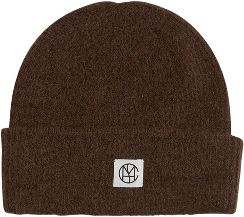 MSCH Hope Icon Beanie Strikhue, One size, Mørkebrun